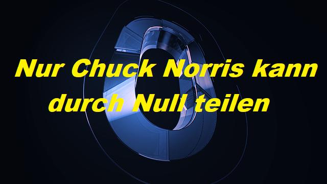 Chuck Norris Null