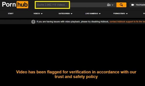 Pornhub gelöschte Videos