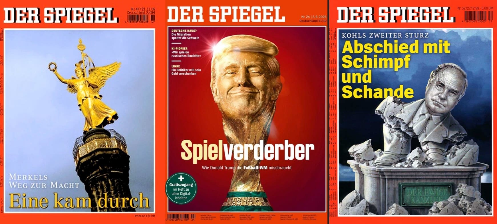 DER SPIEGEL: Statuen und Büsten auf dem Cover