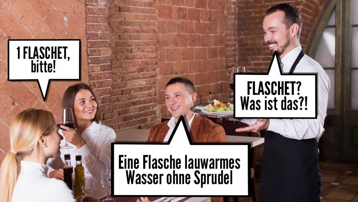wie Flasche leer