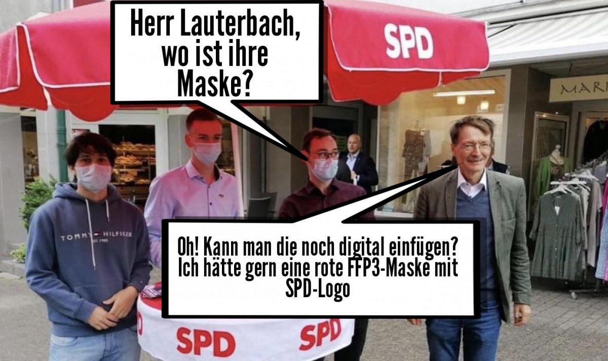 Bundestagswahlkampf – Schnappschuss Lauterbach