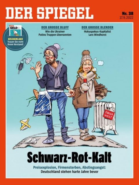 SPIEGEL Cover Schwarz-Rot