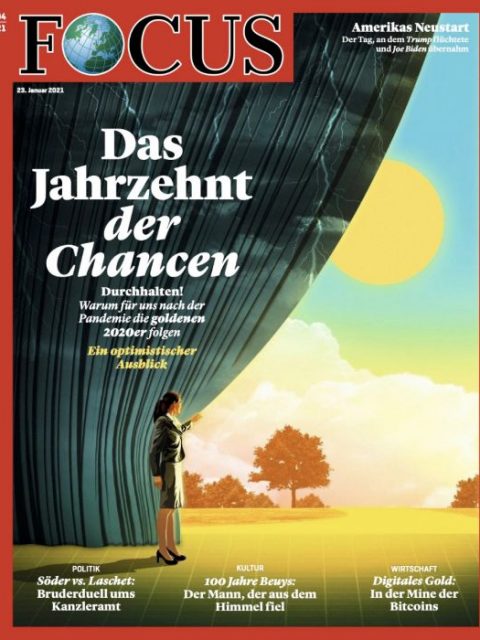 Focus Cover Vorhang Zukunft