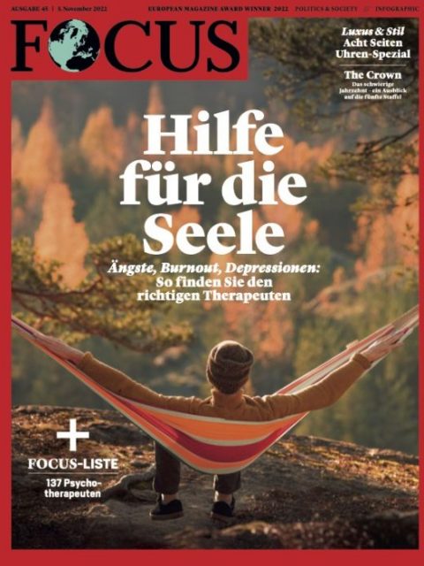 Focus Cover Seele Hilfe