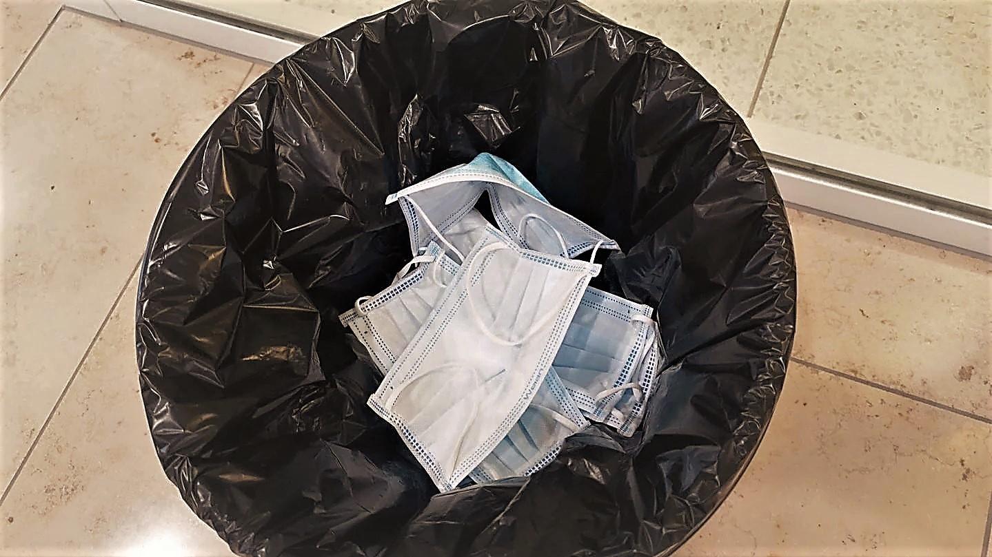 So gigantisch war der Maskenverbrauch während der Pandemie