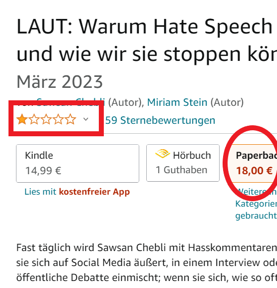 Laut Ladenhüter Flop Chebli