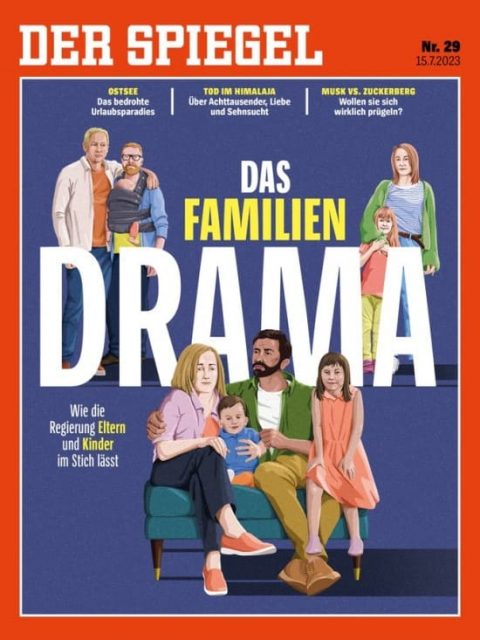 Spiegel Titelbilder Familie