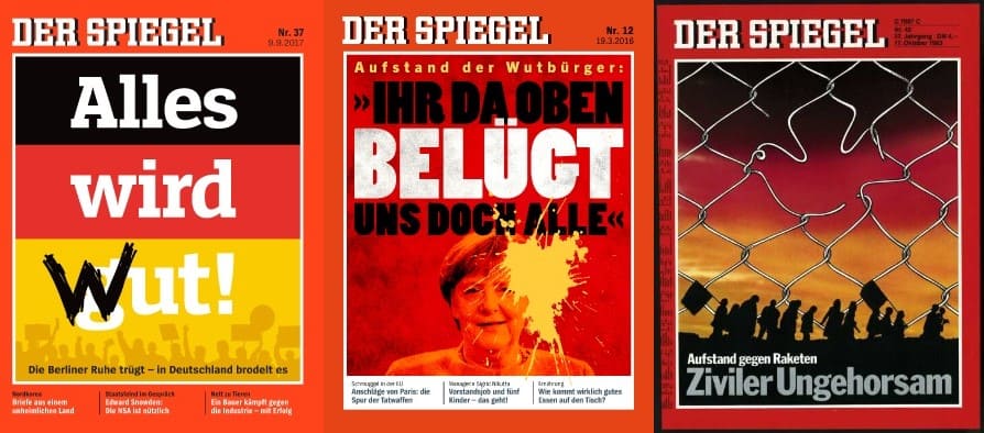 Spiegel Cover Protest