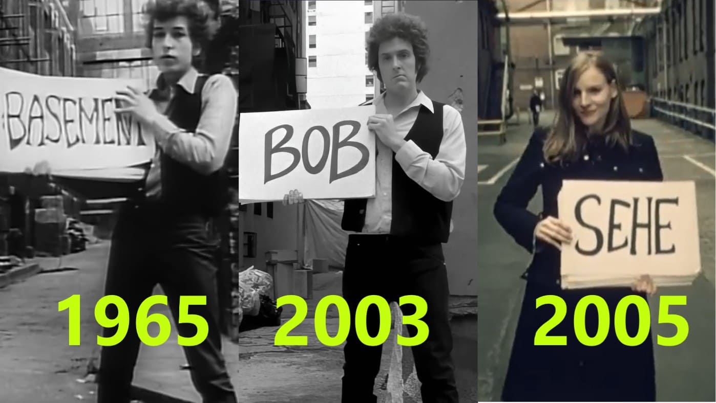 Das kupferten Wir Sind Helden bei Bob Dylan ab