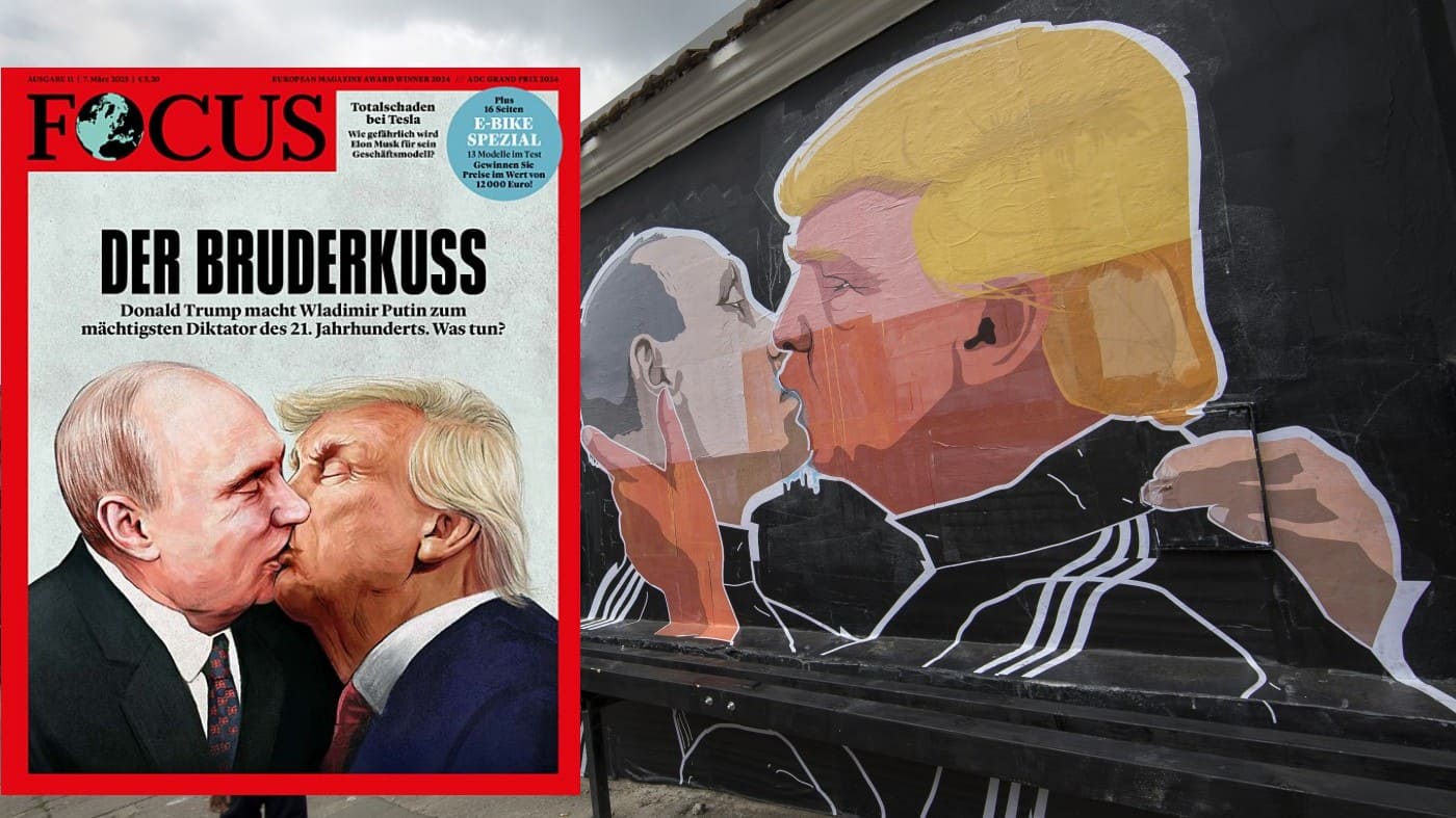 Focus Cover Bruderkuss: Wirklich dreist kopiert😒