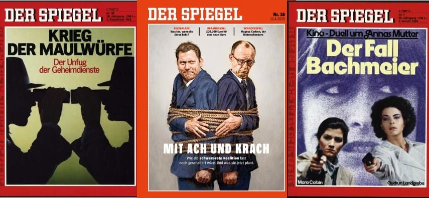 DER SPIEGEL: Alle siamesischen Zwillings-Titelbilder
