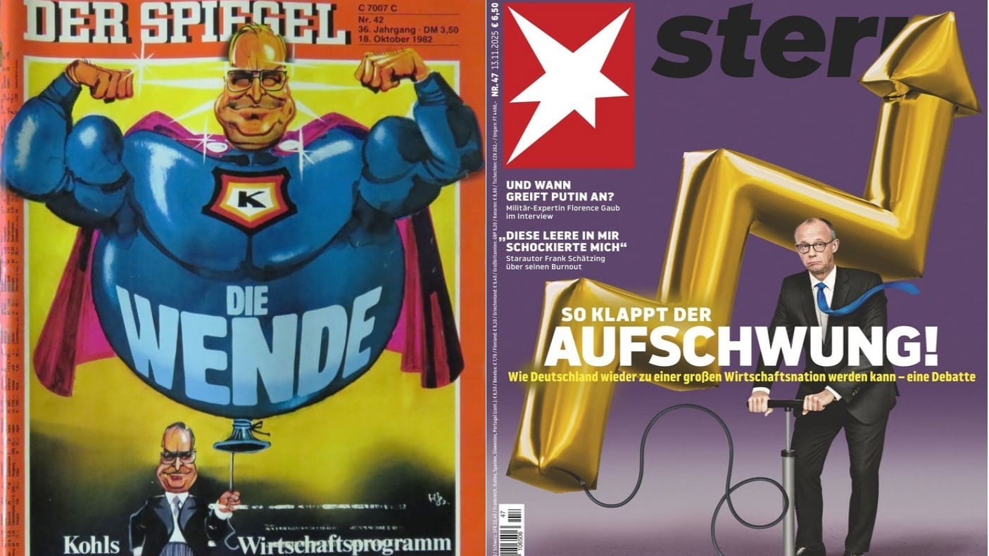 Déjà-vu-Cover – SPIEGEL vs. Stern: Merz-Edition