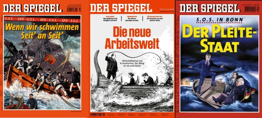 DER SPIEGEL – Boote & Schiffe auf dem Cover
